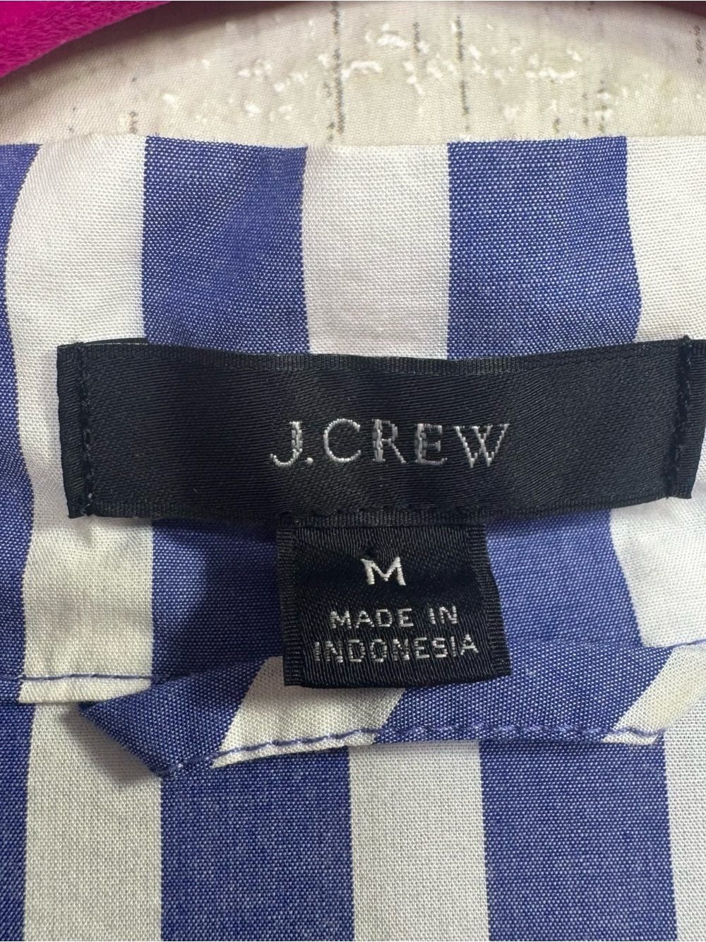 J.Crew Blue White Stripe Cotton Poplin Maxi Dress Belted Coastal Preppy Nautical - Picture 6 of 16